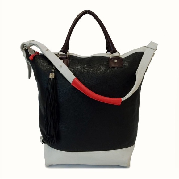 DVF Drew Colorblock Bucket tote - Picture 1 of 4